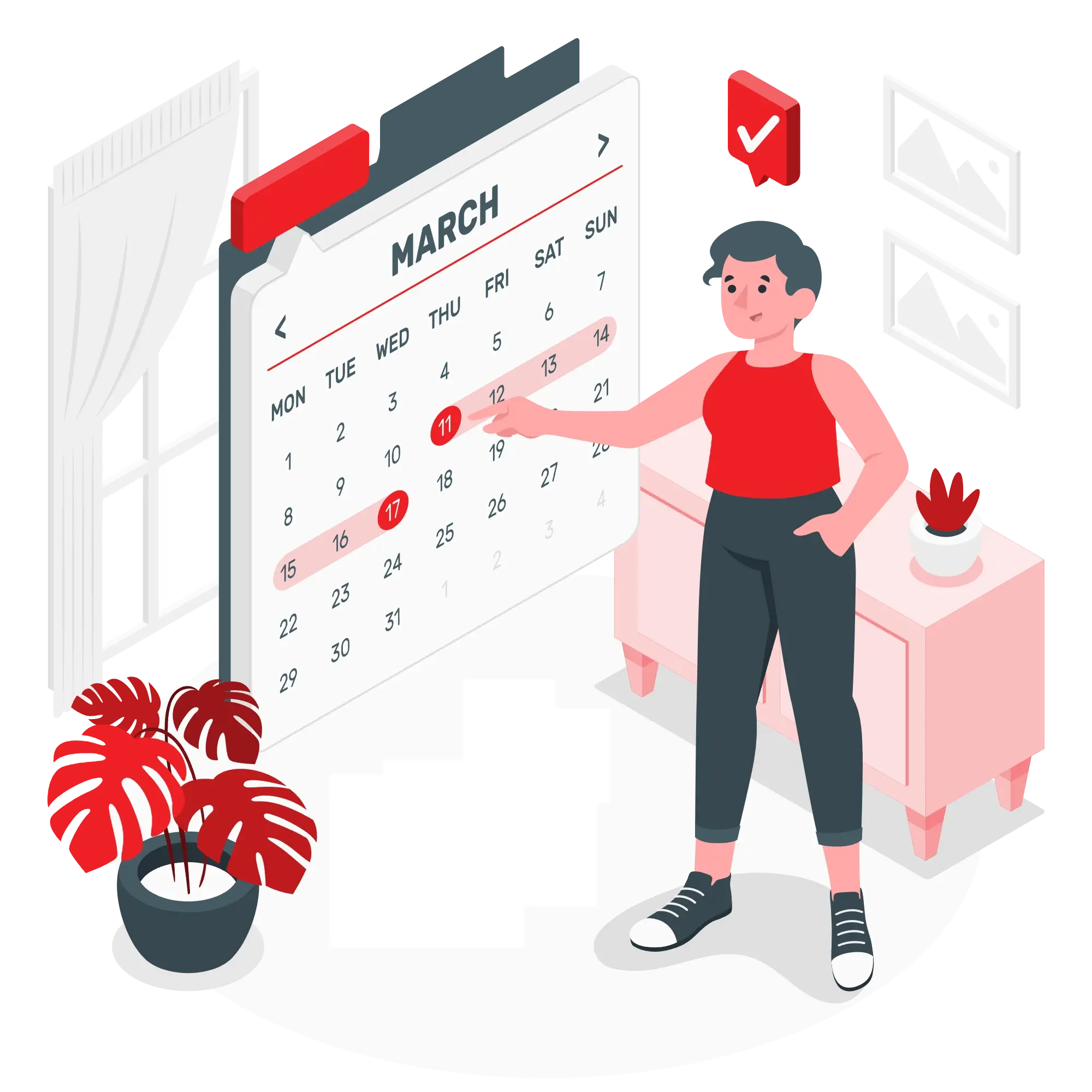 Facilis. Imagen ilustrativa para describir la capacidad de planificar actividades en Facilis.